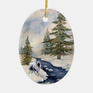 Cerâmica Ornamento da porcelana de Kees da neve