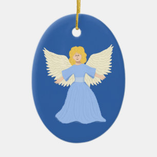 Cerâmica Ornamento de anjo cerâmico