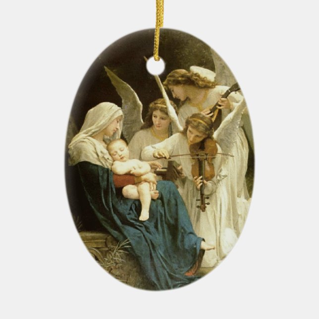 Cerâmica Ornamento de anjos de arte (Frente)