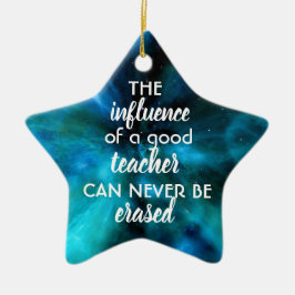Cerâmica Ornamento de Apreciação de Professores