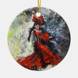 Cerâmica Ornamento de Arte "Ole"