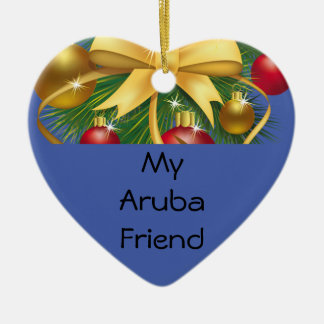 Cerâmica Ornamento de Aruba de Natal