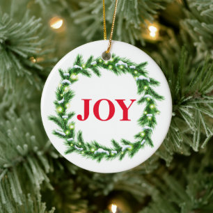 Cerâmica Ornamento de Árvore de Natal