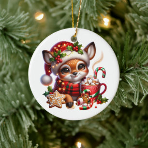 Cerâmica Ornamento de Árvore de Natal