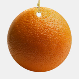 Cerâmica Ornamento de Árvore de Natal Laranja