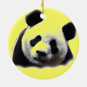 Cerâmica Ornamento de Árvore de Natal Panda