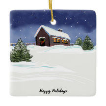 Ornamento de Árvore de Natal Personalizado