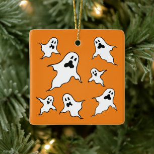 Cerâmica Ornamento de Árvore Fantasma de Halloween Personal