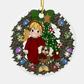 Cerâmica Ornamento de Árvore Feriada de Natal