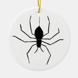 Cerâmica Ornamento de Árvores de Halloween de Aranha Cerrad