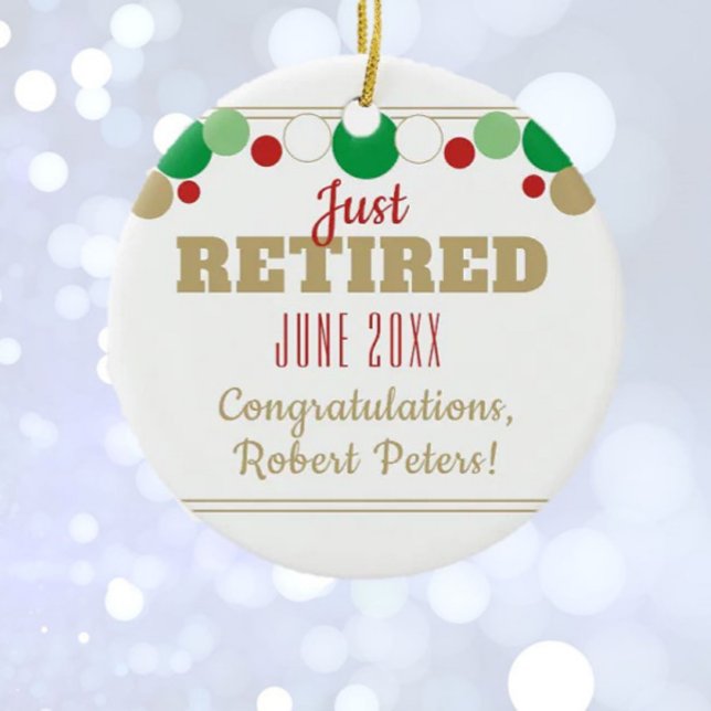 Cerâmica Ornamento de baixa personalizado (Criador carregado)