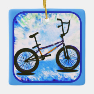Cerâmica Ornamento de Bike BMX