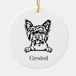 Cerâmica ornamento de cães gansos