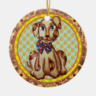 Cerâmica Ornamento de Cães Spud