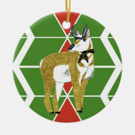 Cerâmica Ornamento de Chevron do antílope de Gilwell