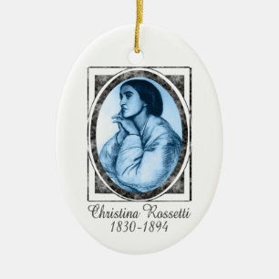 Cerâmica Ornamento de Christina Rossetti