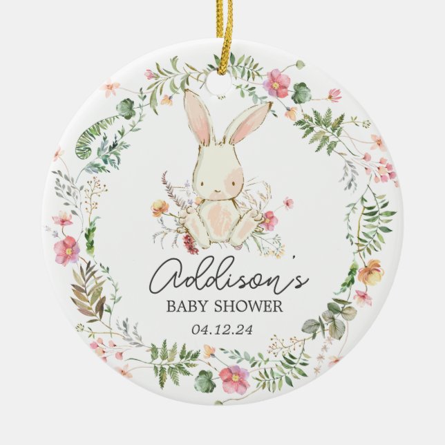 Cerâmica ornamento de coelho (Frente)