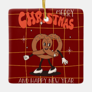 Cerâmica Ornamento de Cookies de Árvore de Natal Retroativo