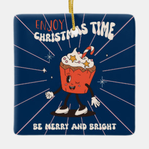 Cerâmica Ornamento de Cookies de Árvore de Natal Retroativo