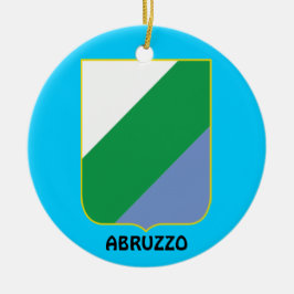 Cerâmica Ornamento de Cristmas da região de Abruzzo