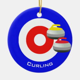 Cerâmica Ornamento de Curling