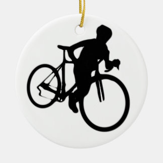 Cerâmica Ornamento de Cyclocross
