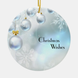 Cerâmica Ornamento de Desejos de Natal