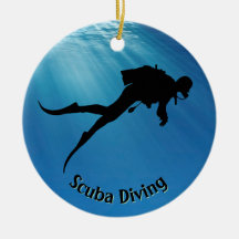 Ornamento de Divisor Scuba Personalizado