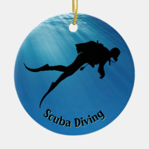 Cerâmica Ornamento de Divisor Scuba Personalizado