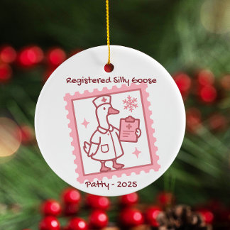 Cerâmica Ornamento de Enfermeiro Personalizado 2025, Enferm