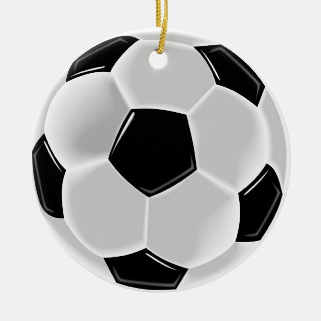 Cerâmica Ornamento de esferas de futebol (Frente)