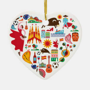 Cerâmica Ornamento de espanha - SRF