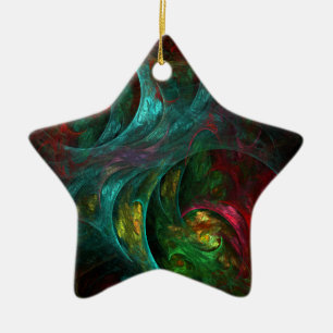 Cerâmica Ornamento de Estrela Abstrato de Genesis Nova