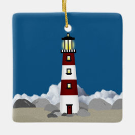 Cerâmica Ornamento de Farol