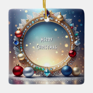 Cerâmica Ornamento de Férias de Moldes de Natal