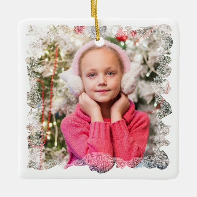 Cerâmica Ornamento de Filigree (Frente)