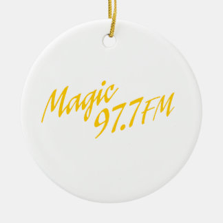 Cerâmica Ornamento de FM da mágica 97,7