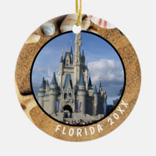 Cerâmica Ornamento de Fotografias de Viagem na Flórida