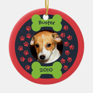 Cerâmica Ornamento de Fotografias por Cachorro