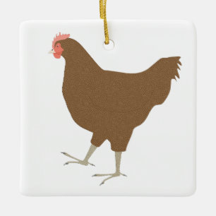 Cerâmica Ornamento de frango