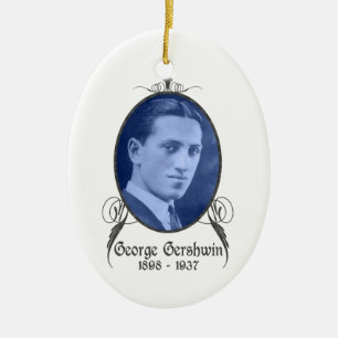 Cerâmica Ornamento de George Gershwin