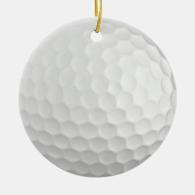 Cerâmica Ornamento de Golf Ball (Frente)