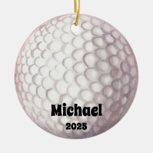Cerâmica Ornamento de Golf Ball, Ornamento, Crianças Esport