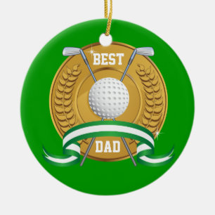 Cerâmica Ornamento de Golf de pai - SRF