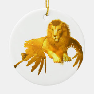 Cerâmica Ornamento de Gryphon