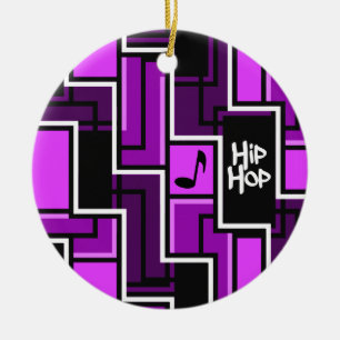 Cerâmica Ornamento de Hip Hop, customizável