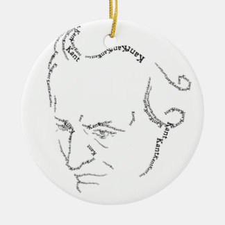 Cerâmica Ornamento de Immanuel Kant