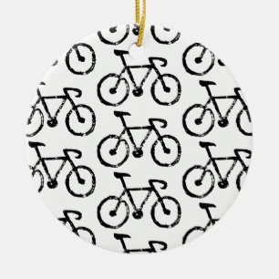 Cerâmica Ornamento de Impressão de bicicleta de corrida
