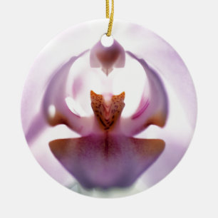 Cerâmica Ornamento de Impressão de Orquídea
