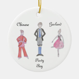 Cerâmica Ornamento de Invólucro Personalizado para Kristy 